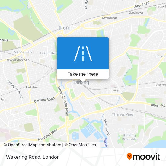 Wakering Road map