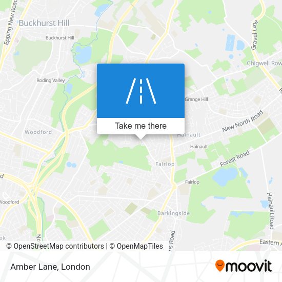 Amber Lane map