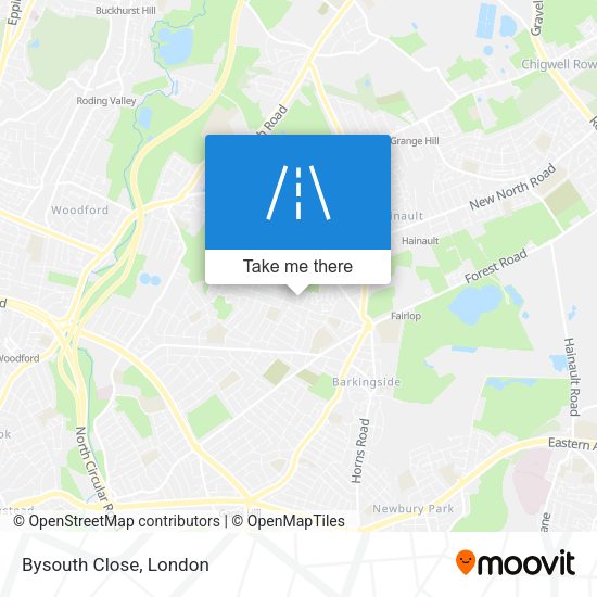 Bysouth Close map