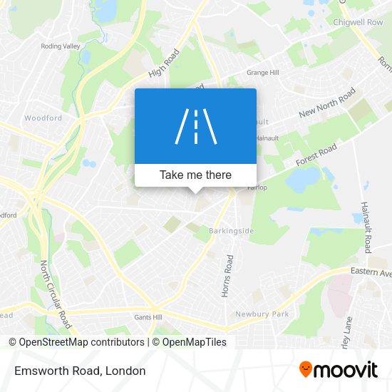 Emsworth Road map