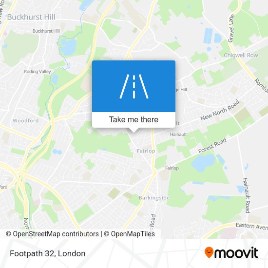 Footpath 32 map