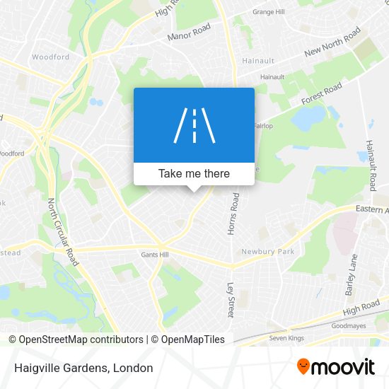 Haigville Gardens map
