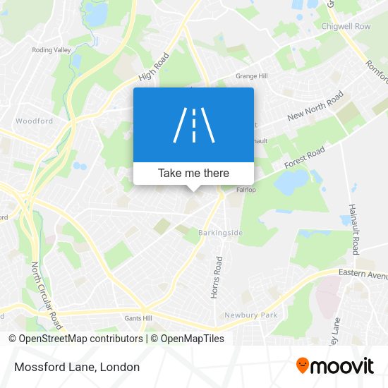 Mossford Lane map