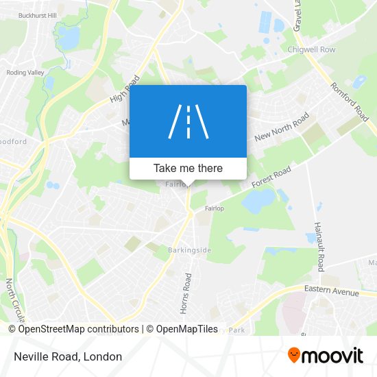 Neville Road map