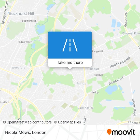 Nicola Mews map