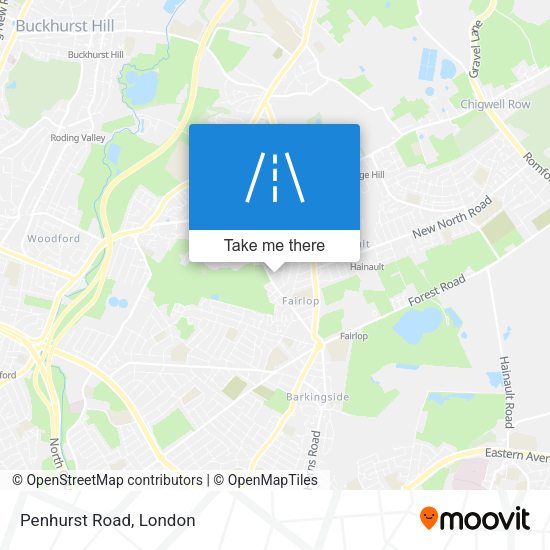 Penhurst Road map