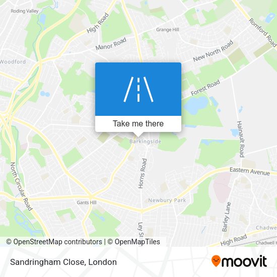 Sandringham Close map
