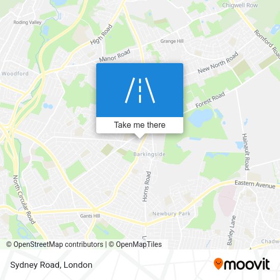 Sydney Road map