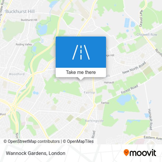 Wannock Gardens map