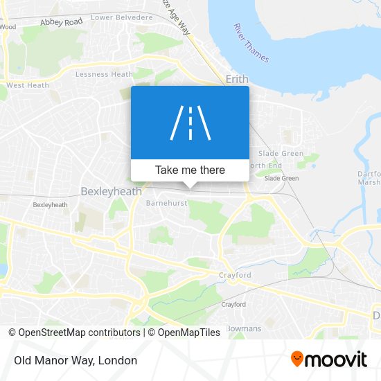 Old Manor Way map