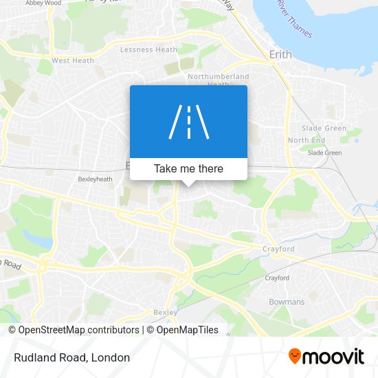 Rudland Road map