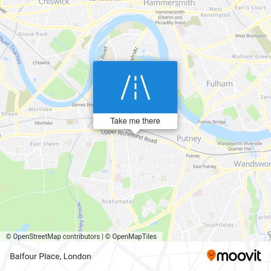 Balfour Place map