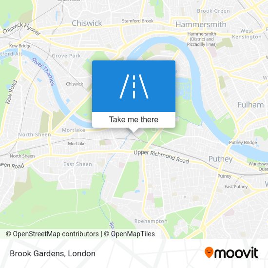 Brook Gardens map