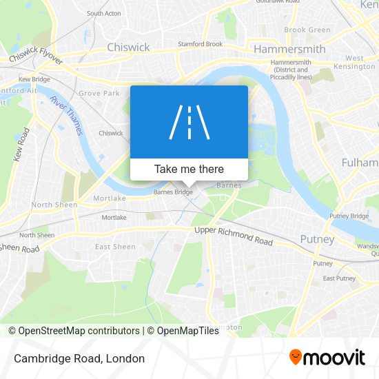 Cambridge Road map