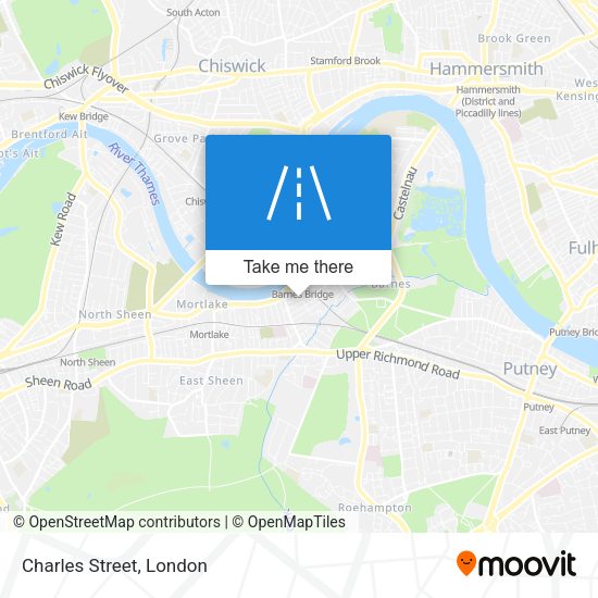 Charles Street map