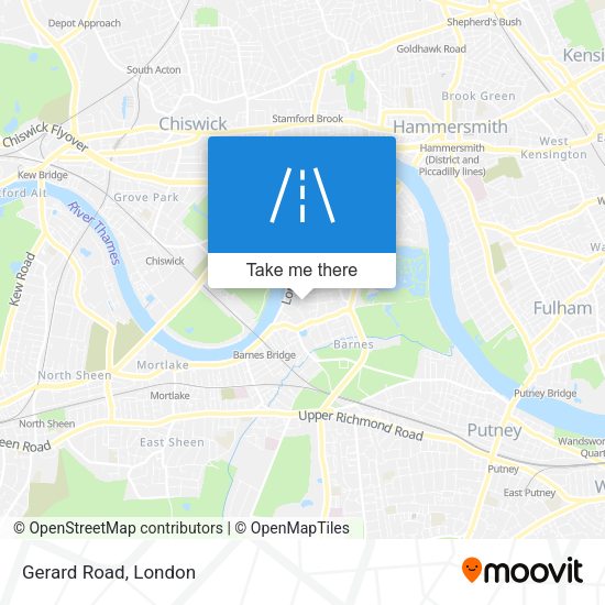 Gerard Road map