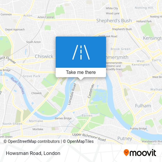 Howsman Road map