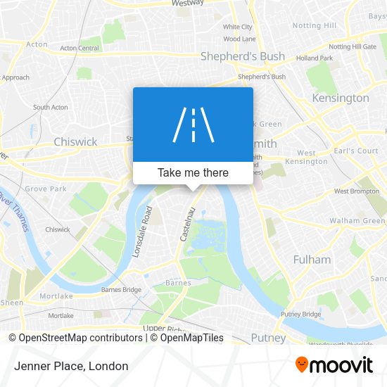 Jenner Place map
