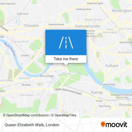 Queen Elizabeth Walk map