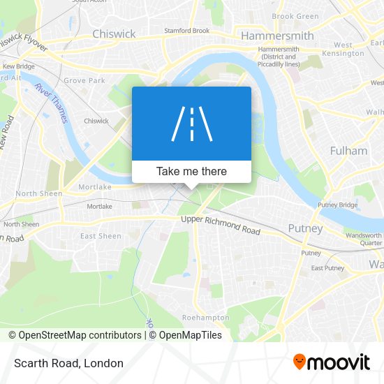 Scarth Road map