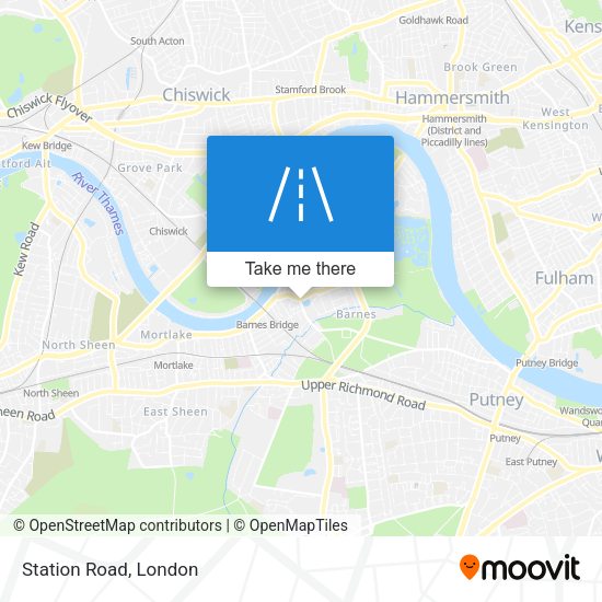Station Road map