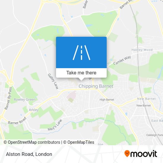 Alston Road map