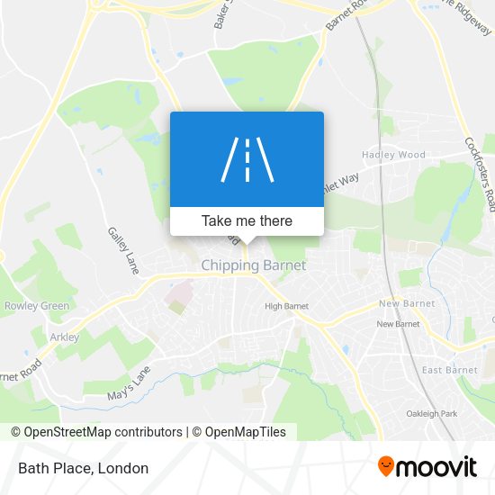 Bath Place map