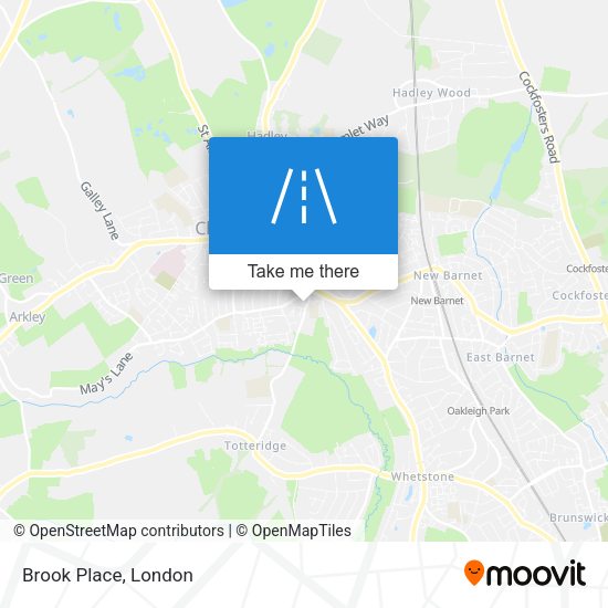 Brook Place map