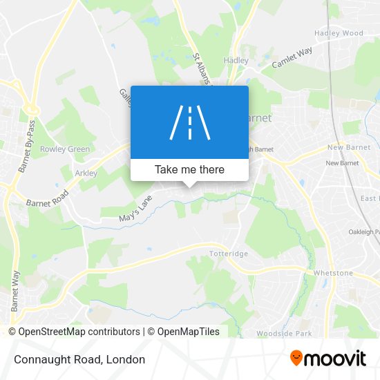 Connaught Road map