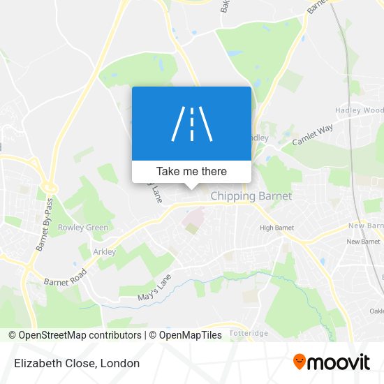 Elizabeth Close map
