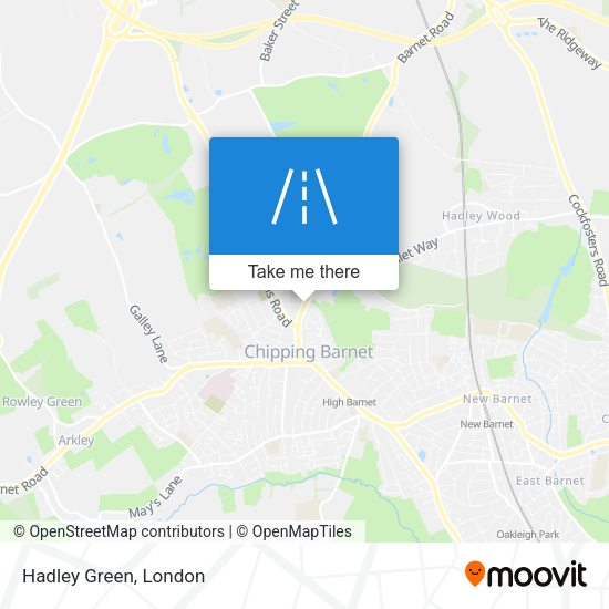 Hadley Green map
