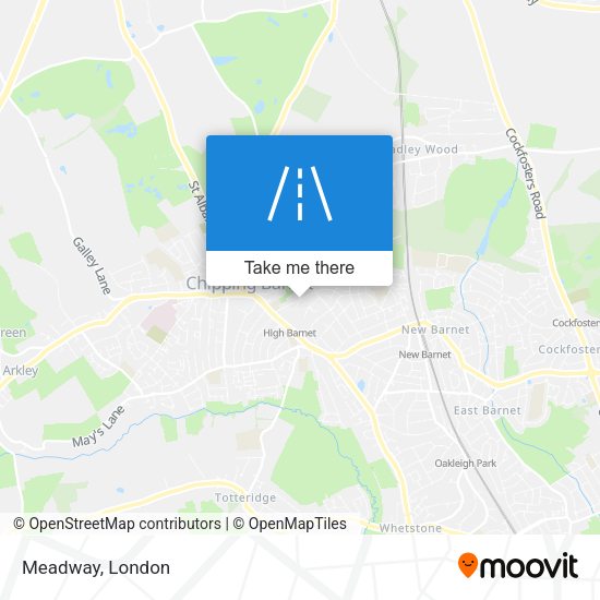 Meadway map
