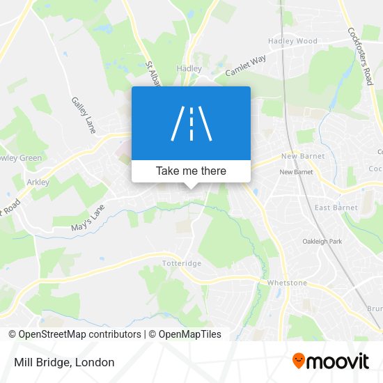 Mill Bridge map
