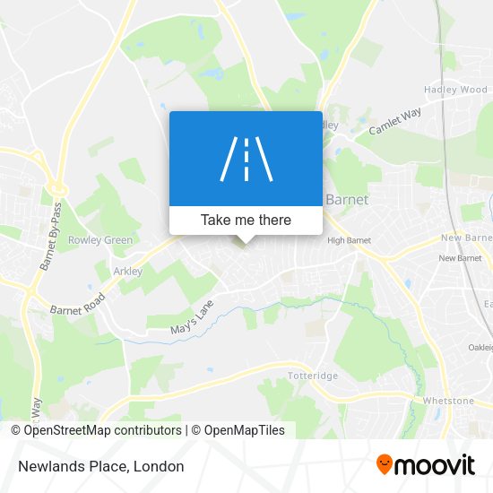 Newlands Place map