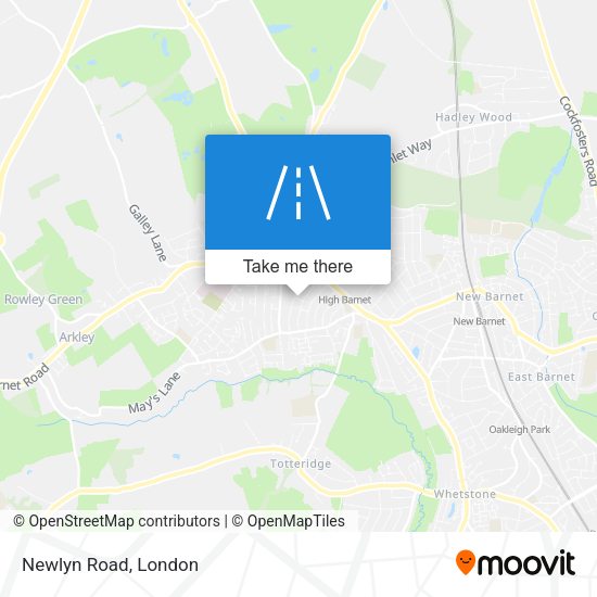 Newlyn Road map