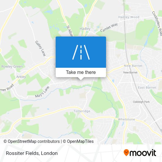 Rossiter Fields map