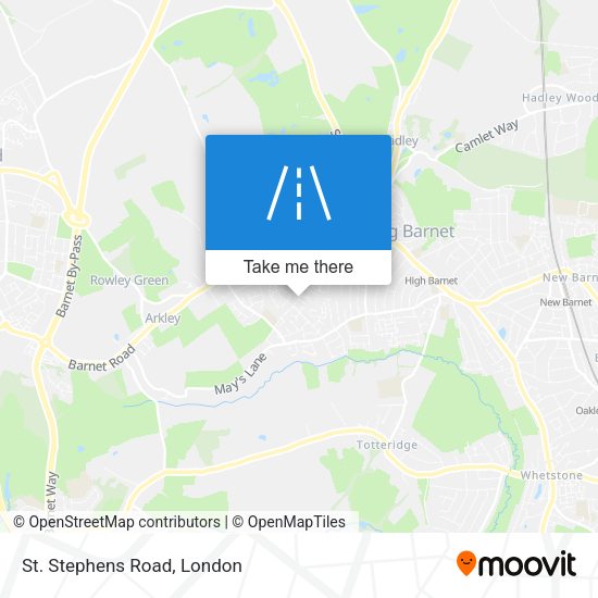 St. Stephens Road map