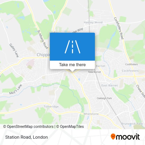 Station Road map