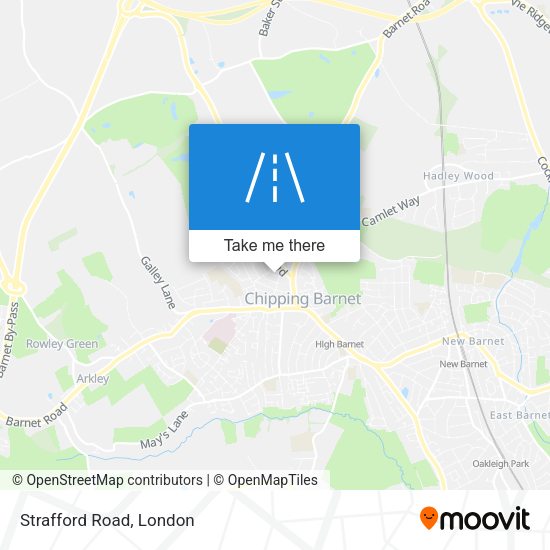Strafford Road map