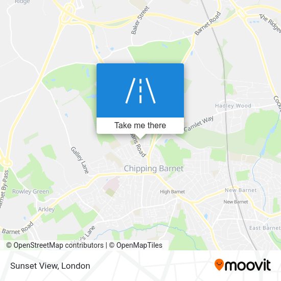 Sunset View map