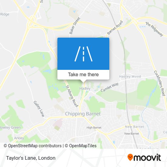 Taylor's Lane map