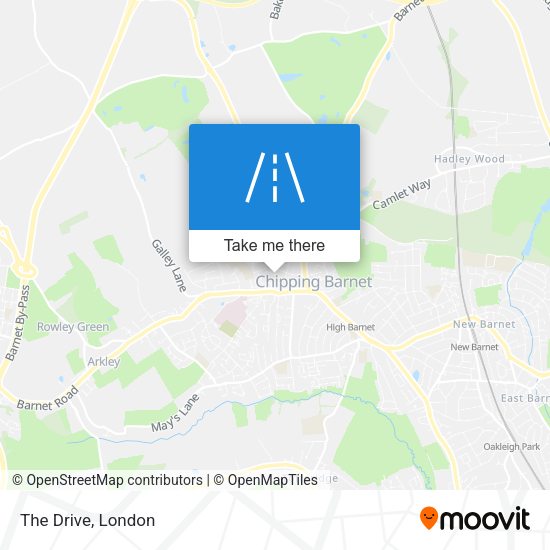 The Drive map