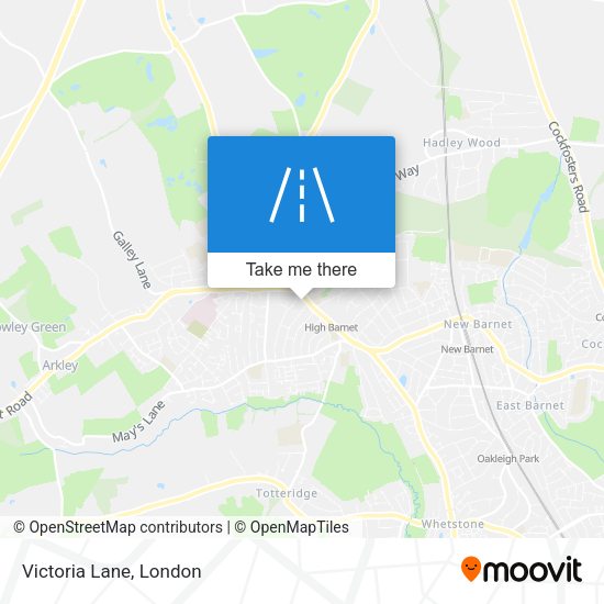 Victoria Lane map