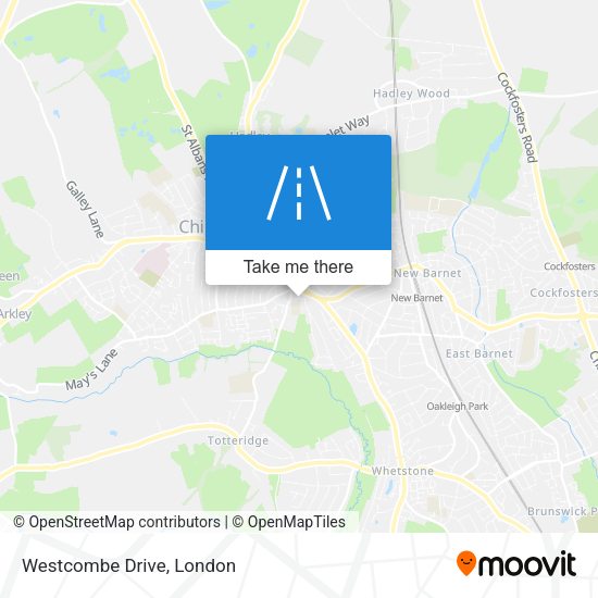 Westcombe Drive map