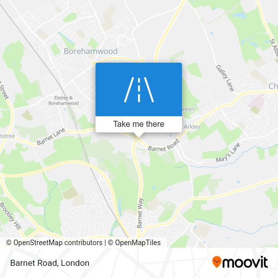 Barnet Road map