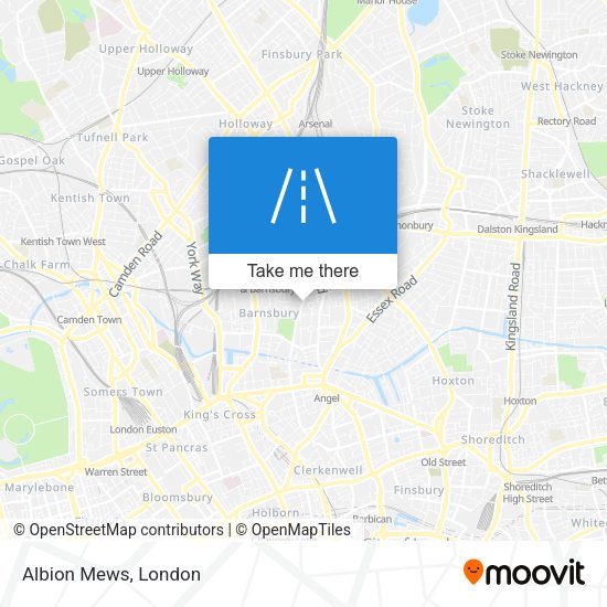 Albion Mews map