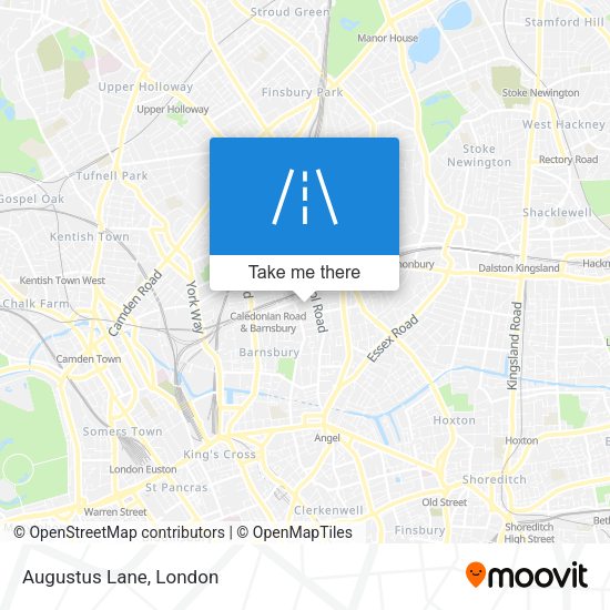 Augustus Lane map