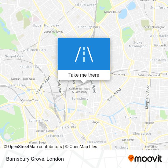 Barnsbury Grove map