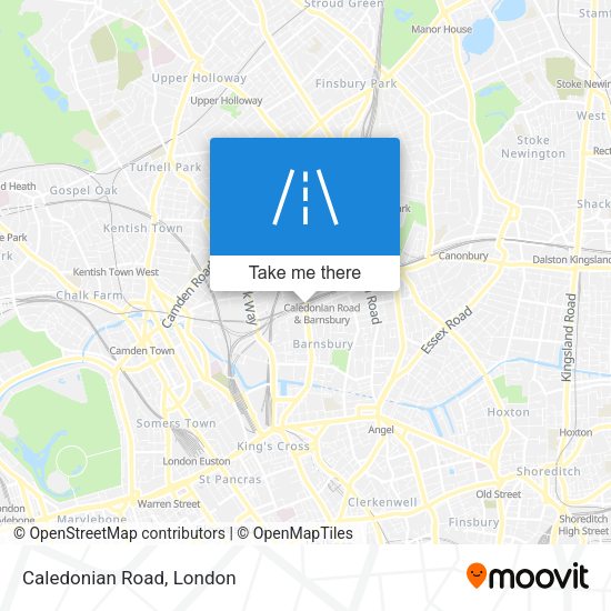 Caledonian Road map