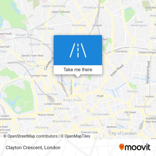 Clayton Crescent map